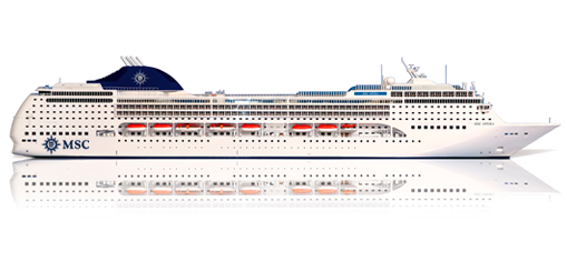 MSC Opera cruise ship Deck Plan