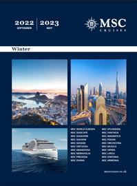 MSCクルーズ　2022-2023冬季シーズン　航路案内(英語)