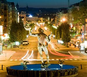 Poseidon Statue in the city centre